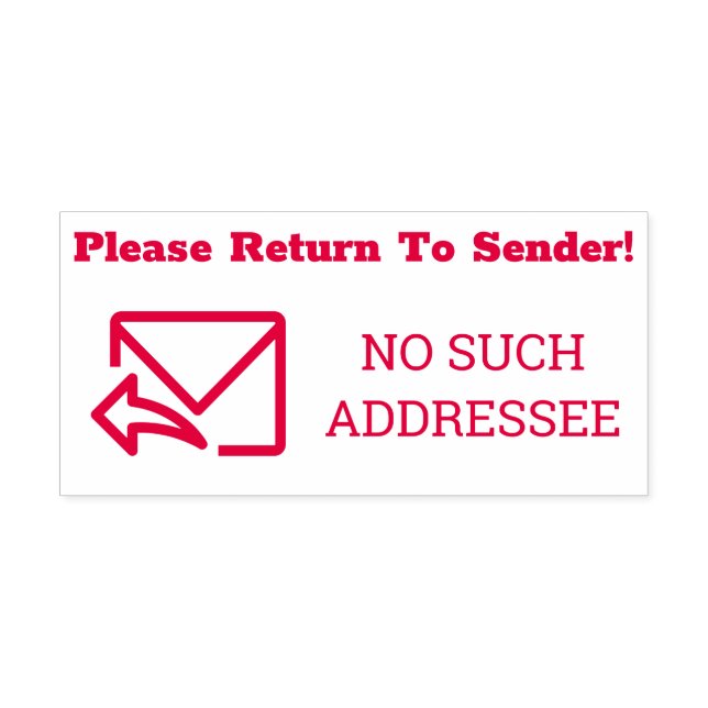 "Bitte kehren Sie zum Absender zurück!", "KEINE SO Permastempel (Design)