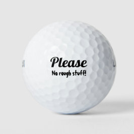 Bitte, keine Reißspur Golfball