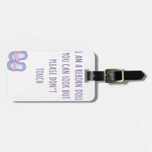 Bitte keine Touch wiedergeben Puppen-Autositzmarke Gepäckanhänger