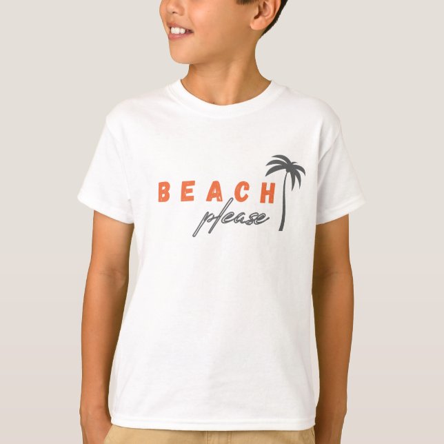 bitte. Kinder T-Shirt (Vorderseite)