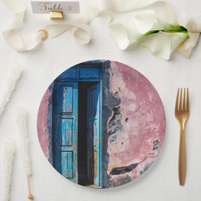 Bitte kommen Sie herein Pappteller (Hochzeit)