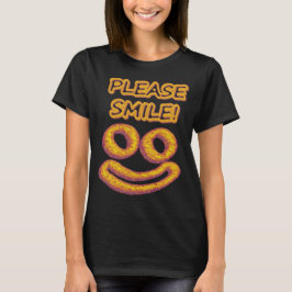 "Bitte lächle!" Niedliches Design. Jetzt kaufen T-Shirt
