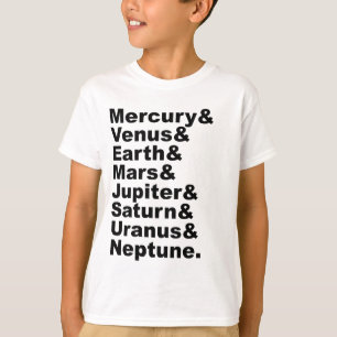 Bitte laden Sie Pluto nicht zu unserem 8 Planeten  T-Shirt