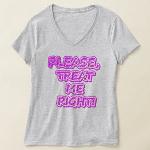 "Bitte, Leckerei mich richtig!" Niedliches Design. T-Shirt