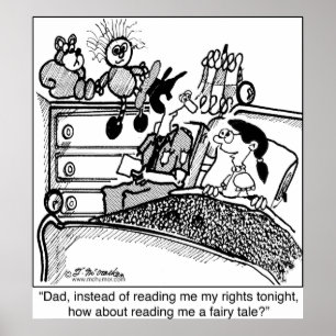 Bitte lest mir ein Märchen, nicht meine Rechte Poster