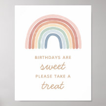 Bitte nehmen Sie das Leckerei Rainbow Birthday Par