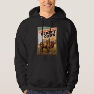 Bitte nicht die flauschigen Kühe streicheln Bisons Hoodie