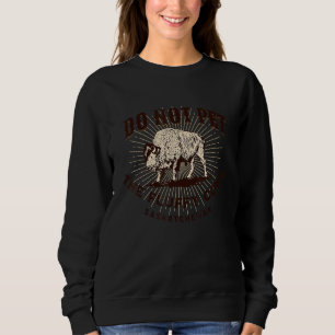 Bitte nicht die flauschigen Kühe streicheln Saskat Sweatshirt