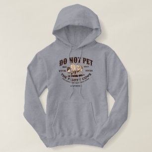 Bitte nicht die flauschigen Kühe streicheln Yellow Hoodie