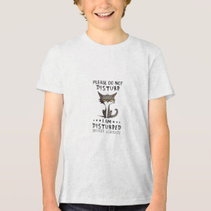 Bitte nicht stören. Grummelmodus. Nein. Tri-Blend Shirt