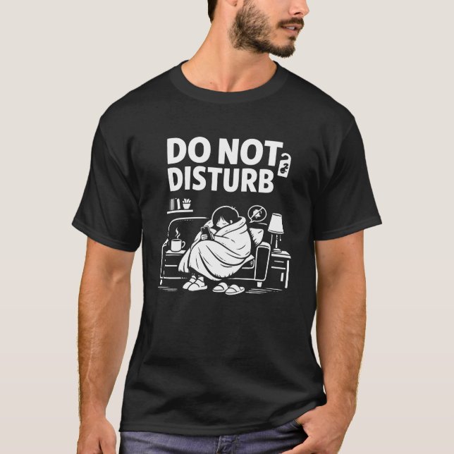 Bitte-nicht-stören Introvertierter-Modus T-Shirt (Vorderseite)