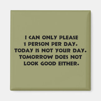 Bitte nur 1 Person 2 Magnet