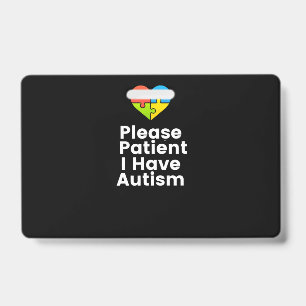 Bitte Patient, ich habe Autismus Shirt Autismus Ausweis