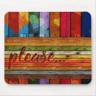 Bitte platzieren Sie die Farbmaus für Planken. Mousepad