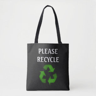 Bitte Recycle Tote Beutel Tasche