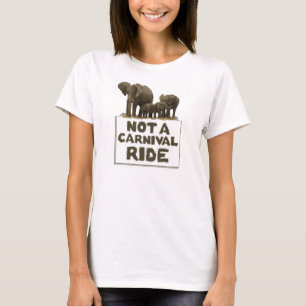 Bitte reiten Sie nicht die Elefanten T-Shirt