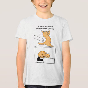 Bitte respektiere meinen persönlichen Raum Introve Tri-Blend Shirt