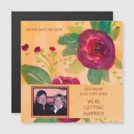 Bitte Save the Date Hochzeitsankündigung Magneteinladung