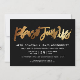 Bitte schließen Sie sich uns an und bitten Sie uns Einladung