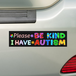 Bitte seien Sie so freundlich, dass ich AUTISM-Aut Autoaufkleber