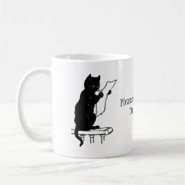 Bitte stören Sie nicht, ich lesen! Kaffeetasse