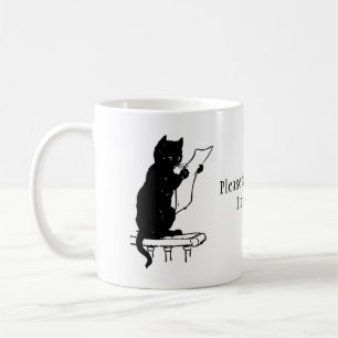 Bitte stören Sie nicht, ich lesen! Kaffeetasse