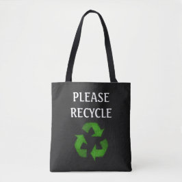 Bitte Tote Bag Gerecycelt Tasche