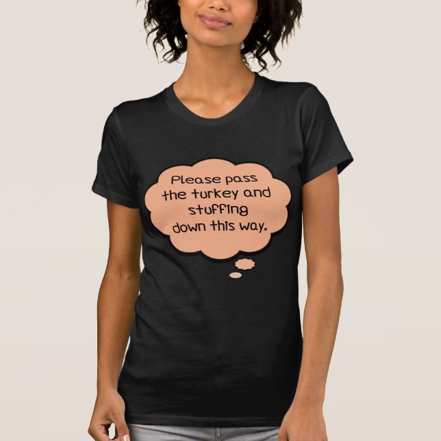 Bitte übergeben Sie die Türkei und ersticken T-Shirt (Vorderseite)