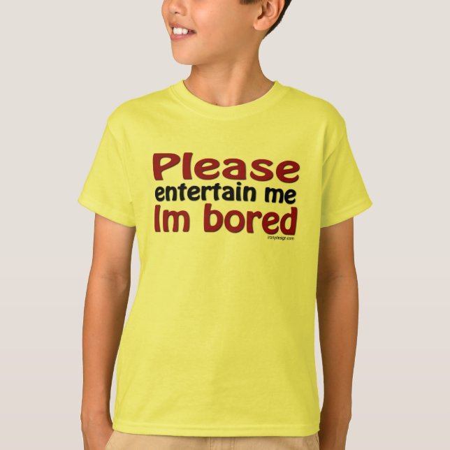 Bitte unterhalten Sie mich in T - Shirt (Vorderseite)