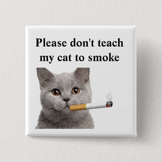 Bitte unterrichten Sie nicht meine Katze, Knopf zu Button (Vorderseite)