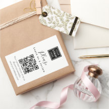 Bitte Verlass uns einen QR Code Business