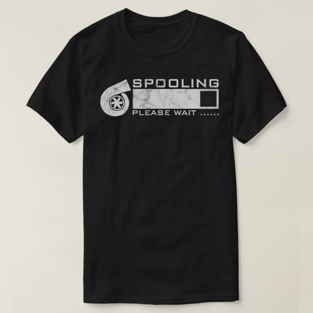 Bitte warten T-Shirt (Design vorne)