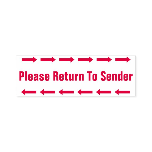 "Bitte zum Absender zurückkehren" + Briefmarke aus Permastempel (Design)