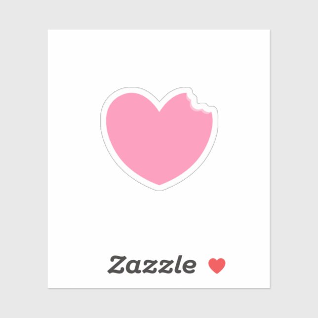 Bitten HEat Sticler Aufkleber (Blatt)