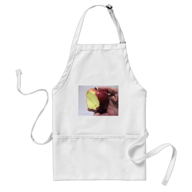 Bitten Red Apple Schürze (Vorne)