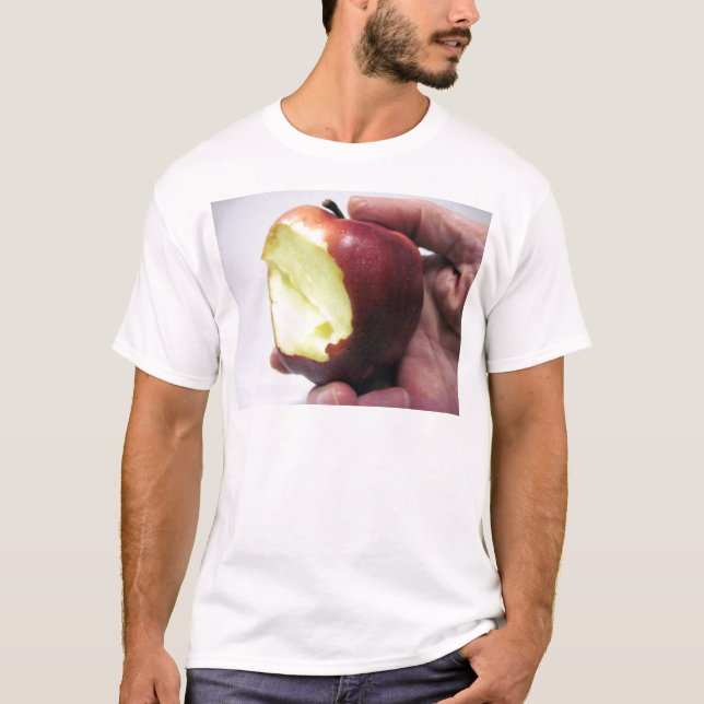 Bitten Red Apple T-Shirt (Vorderseite)
