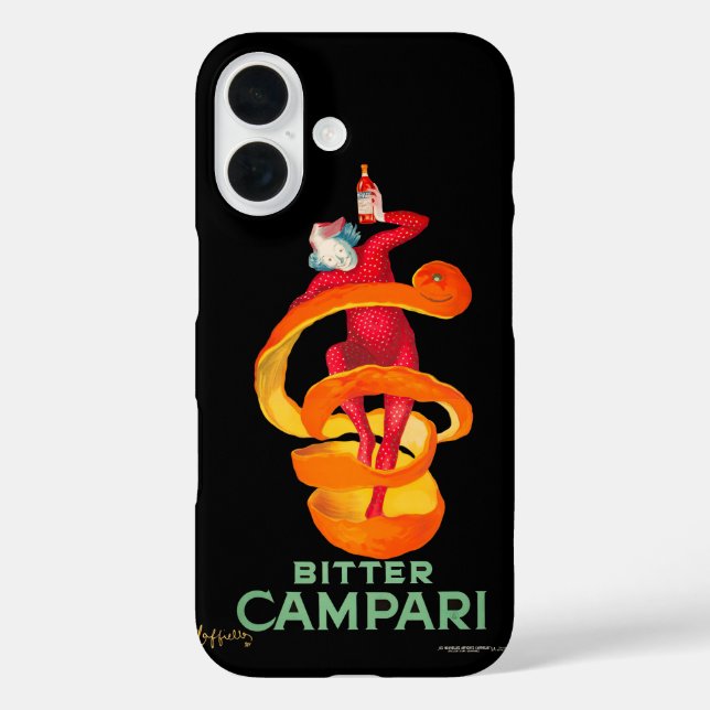 Bitter Campari | Leonetto Cappiello iPhone 16 Hülle (Rückseite)