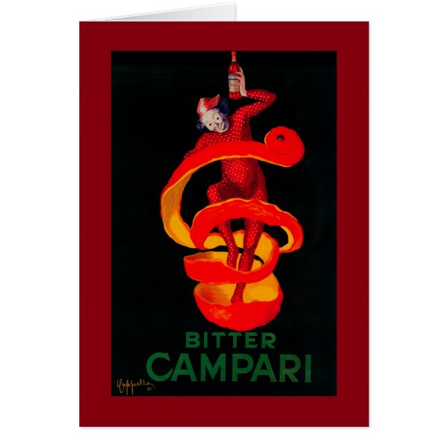 Bitter Campari Poster Vintage Europe (Devant)