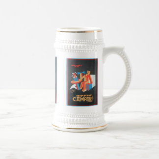 Bitter Campari Vintag Liquor Label-Tasse Bierglas