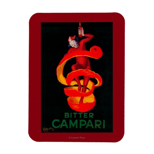 Bitter Campari Vintag PosterEurope Magnet (Vertikal)