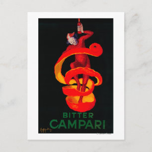 Bitter Campari Vintag PosterEurope Postkarte
