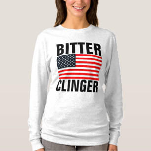 BITTER CLINGER Patriotische T - Shirt
