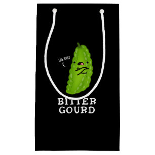 Bitter Gourd Funny Veggie Pun Dark BG Kleine Geschenktüte
