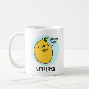 Bitter Lemon Funny Fruit Pun Kaffeetasse