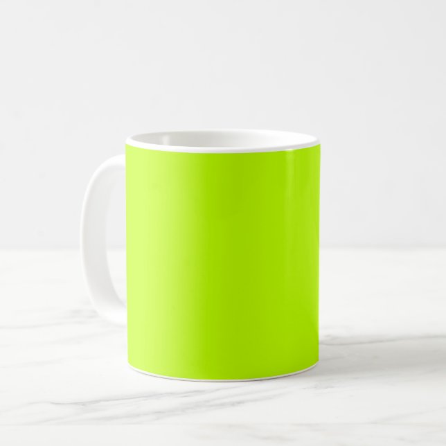 Bitter Limon (Vollfarbe) Kaffeetasse (Vorderseite Links)