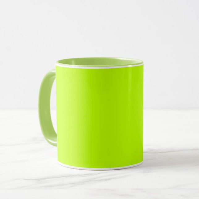Bitter Limon (Vollfarbe) Tasse (Vorderseite Links)