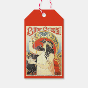 "Bitter Oriental" Vintage Ad Custom gift tags Geschenkanhänger