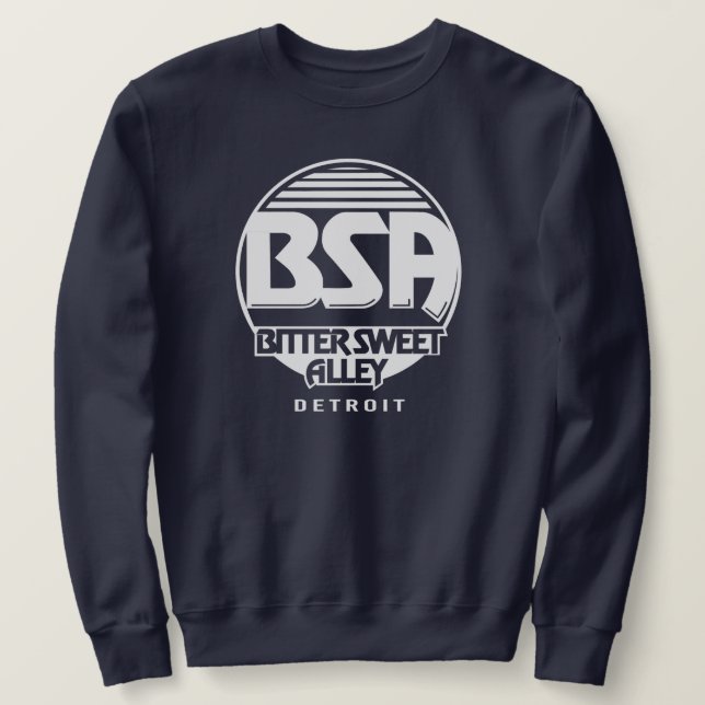 Bitter Sweet Alley (BSA Original) BLK-Logo Sweatshirt (Design vorne)