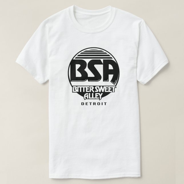 Bitter Sweet Alley (BSA Original) BLK-Logo T-Shirt (Design vorne)