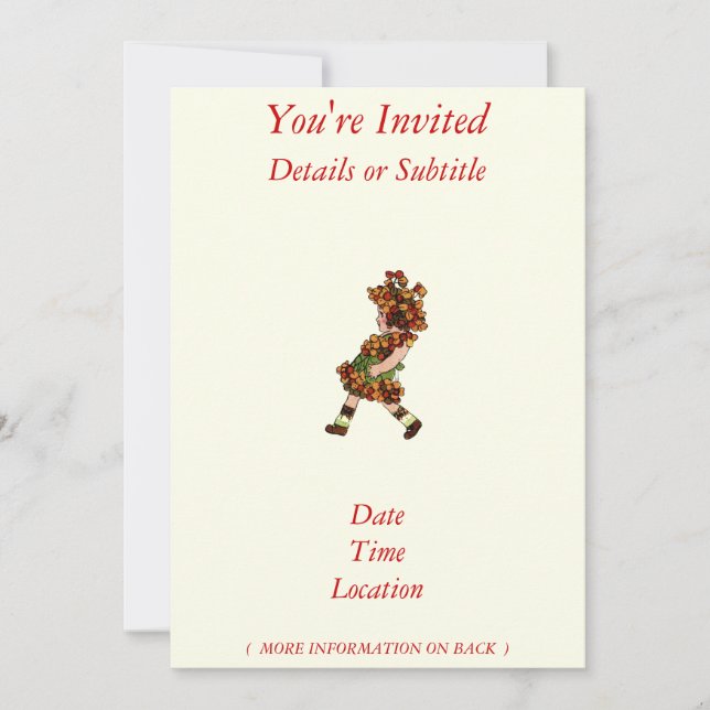 Bitter-Sweet Einladung (Vorderseite)